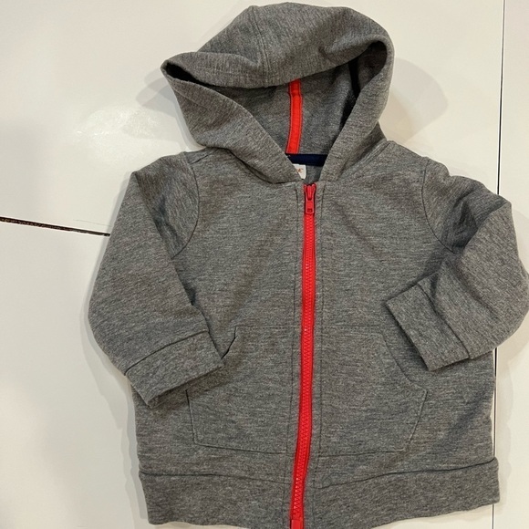 Bundle of 2 Boys Zip Up Sweatshirts Hoodies Size 6-9 Months - Picture 4 of 6